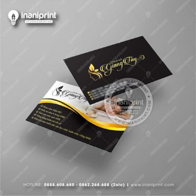 Mẫu Card Visit Spa, Name Card Tiệm Spa, Danh Thiếp Spa Đẹp Giá Rẻ
