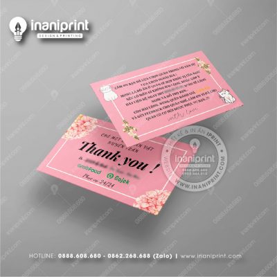 Mẫu Card Visit Shop Ăn Vặt, Name Card Tiệm Tiệm Ăn Vặt, Danh Thiếp Quán Ăn Vặt Đẹp Giá Rẻ