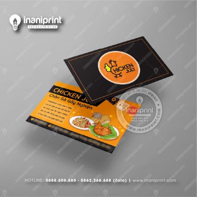 Mẫu Card Visit Shop Ăn Vặt, Name Card Tiệm Tiệm Ăn Vặt, Danh Thiếp Quán Ăn Vặt Đẹp Giá Rẻ