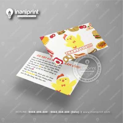 Mẫu Card Visit Shop Ăn Vặt, Name Card Tiệm Tiệm Ăn Vặt, Danh Thiếp Quán Ăn Vặt Đẹp Giá Rẻ