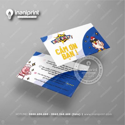 Mẫu Card Visit Shop Ăn Vặt, Name Card Tiệm Tiệm Ăn Vặt, Danh Thiếp Quán Ăn Vặt Đẹp Giá Rẻ