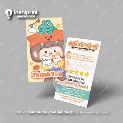 Mẫu Card Visit Shop Ăn Vặt, Name Card Tiệm Tiệm Ăn Vặt, Danh Thiếp Quán Ăn Vặt Đẹp Giá Rẻ