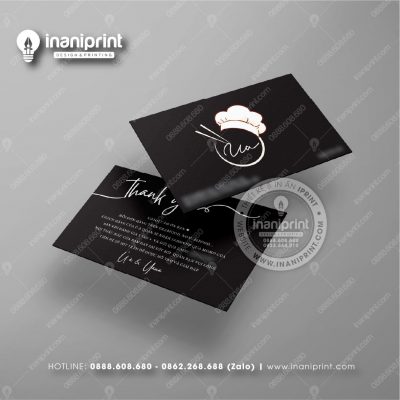 Mẫu Card Visit Shop Ăn Vặt, Name Card Tiệm Tiệm Ăn Vặt, Danh Thiếp Quán Ăn Vặt Đẹp Giá Rẻ