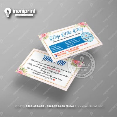 Mẫu Card Visit Shop Ăn Vặt, Name Card Tiệm Tiệm Ăn Vặt, Danh Thiếp Quán Ăn Vặt Đẹp Giá Rẻ