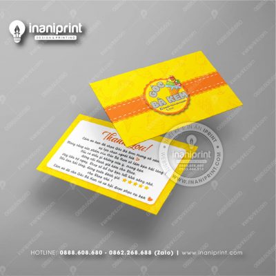 Mẫu Card Visit Shop Ăn Vặt, Name Card Tiệm Tiệm Ăn Vặt, Danh Thiếp Quán Ăn Vặt Đẹp Giá Rẻ