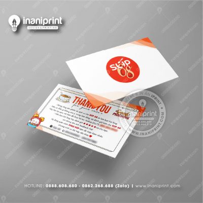 Mẫu Card Visit Shop Ăn Vặt, Name Card Tiệm Tiệm Ăn Vặt, Danh Thiếp Quán Ăn Vặt Đẹp Giá Rẻ