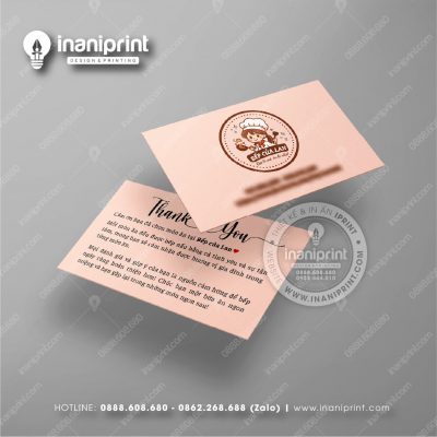 Mẫu Card Visit Shop Ăn Vặt, Name Card Tiệm Tiệm Ăn Vặt, Danh Thiếp Quán Ăn Vặt Đẹp Giá Rẻ