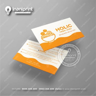 Mẫu Card Visit Shop Ăn Vặt, Name Card Tiệm Tiệm Ăn Vặt, Danh Thiếp Quán Ăn Vặt Đẹp Giá Rẻ
