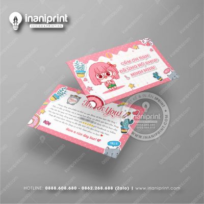 Mẫu Card Visit Shop Ăn Vặt, Name Card Tiệm Tiệm Ăn Vặt, Danh Thiếp Quán Ăn Vặt Đẹp Giá Rẻ