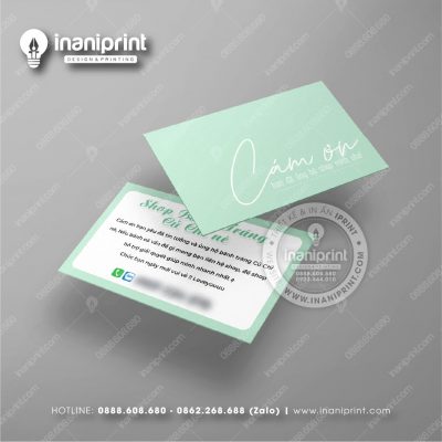 Mẫu Card Visit Shop Ăn Vặt, Name Card Tiệm Tiệm Ăn Vặt, Danh Thiếp Quán Ăn Vặt Đẹp Giá Rẻ