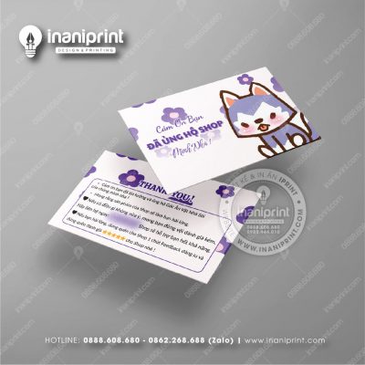 Mẫu Card Visit Shop Ăn Vặt, Name Card Tiệm Tiệm Ăn Vặt, Danh Thiếp Quán Ăn Vặt Đẹp Giá Rẻ