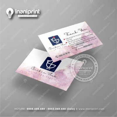 Mẫu Card Visit Shop Ăn Vặt, Name Card Tiệm Tiệm Ăn Vặt, Danh Thiếp Quán Ăn Vặt Đẹp Giá Rẻ