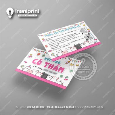 Mẫu Card Visit Shop Ăn Vặt, Name Card Tiệm Tiệm Ăn Vặt, Danh Thiếp Quán Ăn Vặt Đẹp Giá Rẻ