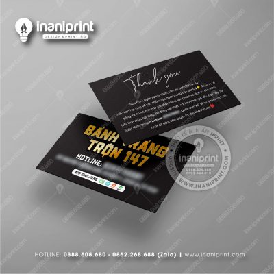 Mẫu Card Visit Shop Ăn Vặt, Name Card Tiệm Tiệm Ăn Vặt, Danh Thiếp Quán Ăn Vặt Đẹp Giá Rẻ