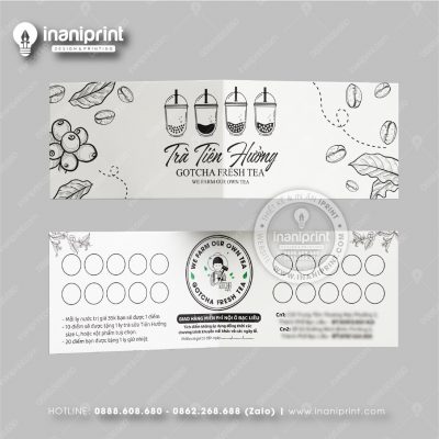 Mẫu Card Visit Quán Trà Sữa, Name Card Tiệm Trà Sữa, Danh Thiếp Quán Trà Sữa Đẹp Giá Rẻ