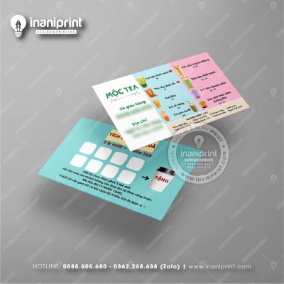 Mẫu Card Visit Quán Trà Sữa, Name Card Tiệm Trà Sữa, Danh Thiếp Quán Trà Sữa Đẹp Giá Rẻ
