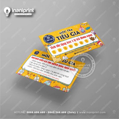 Mẫu Card Visit Quán Trà Sữa, Name Card Tiệm Trà Sữa, Danh Thiếp Quán Trà Sữa Đẹp Giá Rẻ