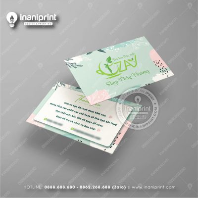 Mẫu Card Visit Quán Trà Sữa, Name Card Tiệm Trà Sữa, Danh Thiếp Quán Trà Sữa Đẹp Giá Rẻ