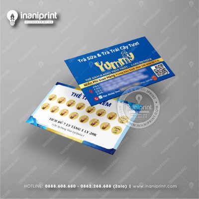 Mẫu Card Visit Quán Trà Sữa, Name Card Tiệm Trà Sữa, Danh Thiếp Quán Trà Sữa Đẹp Giá Rẻ