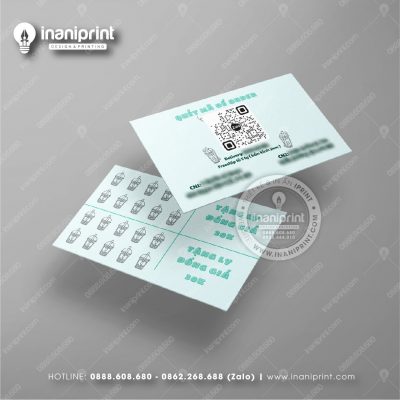 Mẫu Card Visit Quán Trà Sữa, Name Card Tiệm Trà Sữa, Danh Thiếp Quán Trà Sữa Đẹp Giá Rẻ