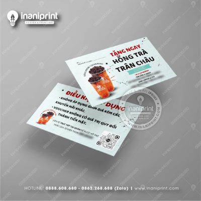 Mẫu Card Visit Quán Trà Sữa, Name Card Tiệm Trà Sữa, Danh Thiếp Quán Trà Sữa Đẹp Giá Rẻ