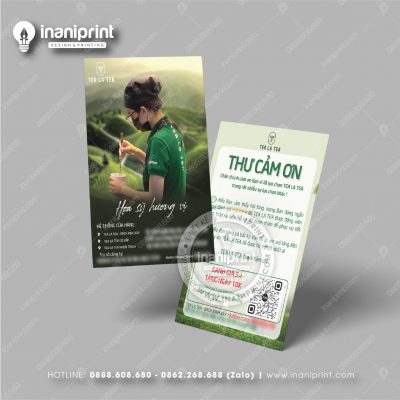 Mẫu Card Visit Quán Trà Sữa, Name Card Tiệm Trà Sữa, Danh Thiếp Quán Trà Sữa Đẹp Giá Rẻ