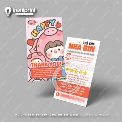Mẫu Card Visit Quán Trà Sữa, Name Card Tiệm Trà Sữa, Danh Thiếp Quán Trà Sữa Đẹp Giá Rẻ