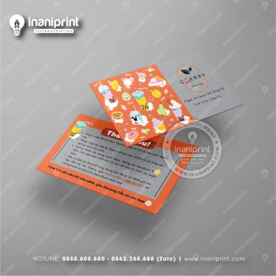 Mẫu Card Visit Quán Trà Sữa, Name Card Tiệm Trà Sữa, Danh Thiếp Quán Trà Sữa Đẹp Giá Rẻ