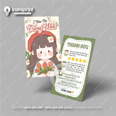 Mẫu Card Visit Quán Trà Sữa, Name Card Tiệm Trà Sữa, Danh Thiếp Quán Trà Sữa Đẹp Giá Rẻ