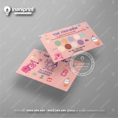 Mẫu Card Visit Quán Trà Sữa, Name Card Tiệm Trà Sữa, Danh Thiếp Quán Trà Sữa Đẹp Giá Rẻ