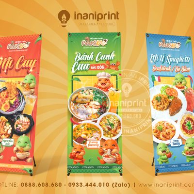 MẪU STANDEE ĐỒ ĂN ĐẸP - PEEKABOO