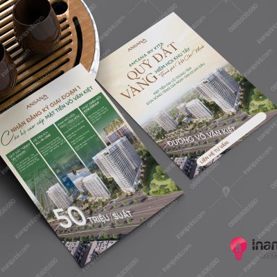 MẪU TỜ RƠI BẤT ĐỘNG SẢN ANSANA KITA, BROCHURE ANSANA KITA ĐẸP